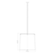 Z-Lite Weston Pendant, 6-Light, 24 In.W x 24 In.H, Matte Black/White Linen 3501P24-MB - alternate 2